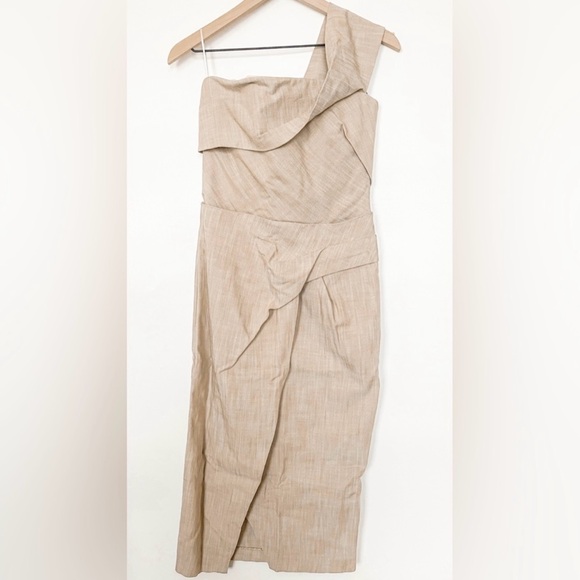 ZARA ASYMMETRICAL SLIP DRESS 3265/332/200/014 - Picture 2 of 9